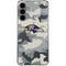 NFL Baltimore Ravens Camo Galaxy S24 Plus Clear Case