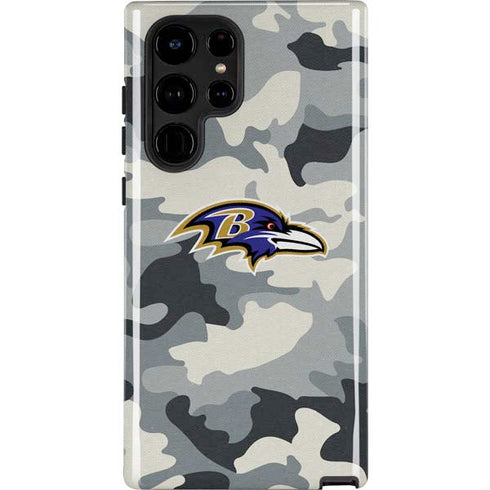 NFL Baltimore Ravens Camo Galaxy S24 Ultra Impact Case