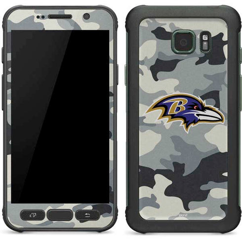 NFL Baltimore Ravens Camo Galaxy S7 Active Skin