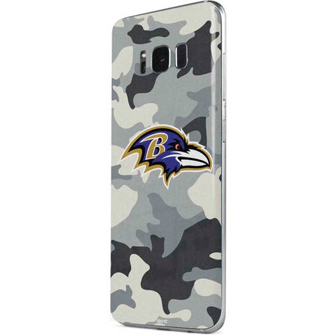 NFL Baltimore Ravens Camo Galaxy S8 Plus Skin