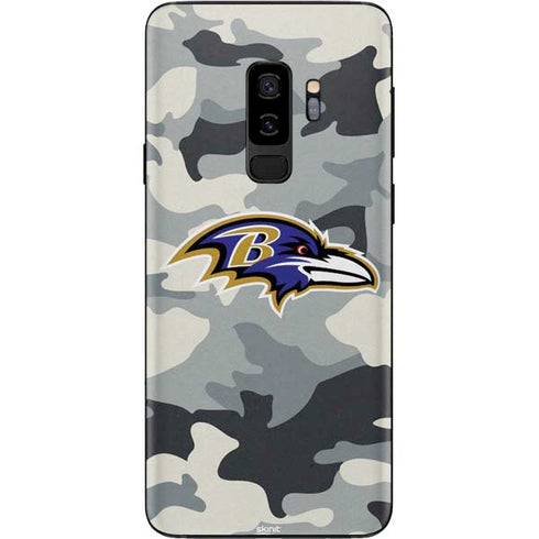 NFL Baltimore Ravens Camo Galaxy S9 Plus Skin