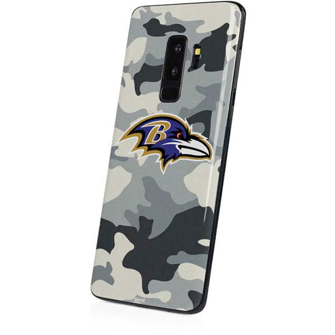 NFL Baltimore Ravens Camo Galaxy S9 Plus Skin