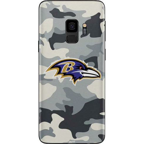 NFL Baltimore Ravens Camo Galaxy S9 Skin