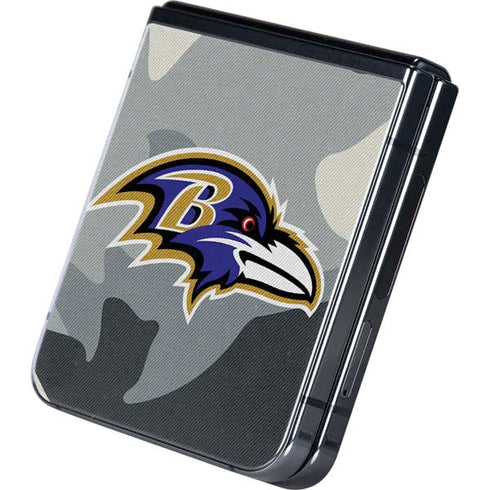 NFL Baltimore Ravens Camo Galaxy Z Flip5 5G Skin