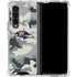 NFL Baltimore Ravens Camo Galaxy Z Fold4 5G Clear Case