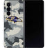 NFL Baltimore Ravens Camo Galaxy Z Fold4 5G Skin