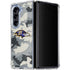 NFL Baltimore Ravens Camo Galaxy Z Fold5 5G Clear Case
