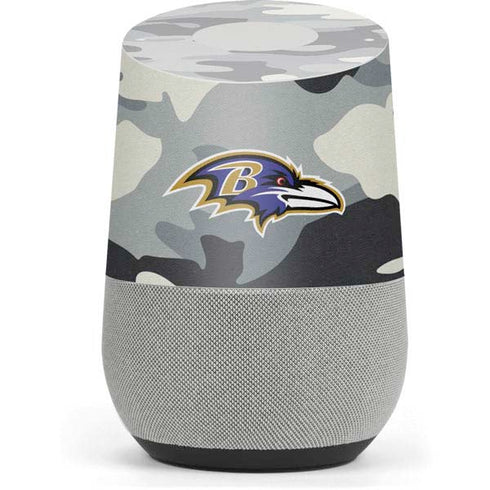 NFL Baltimore Ravens Camo Google Home Skin