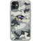 NFL Baltimore Ravens Camo iPhone 11 Clear Case