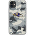 NFL Baltimore Ravens Camo iPhone 11 Clear Case