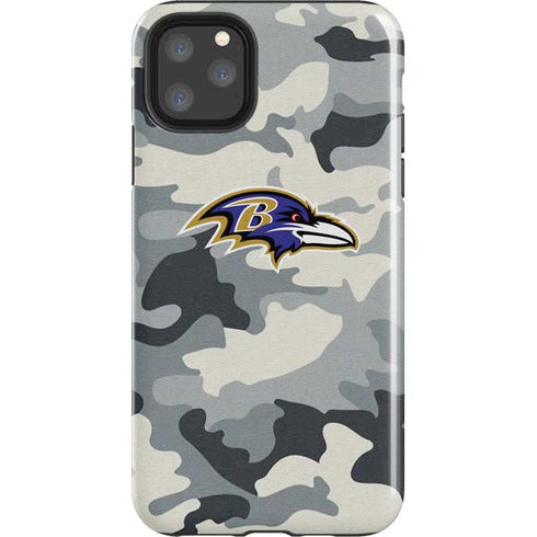 NFL Baltimore Ravens Camo iPhone 11 Pro Max Impact Case