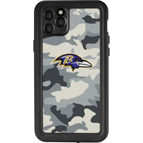NFL Baltimore Ravens Camo iPhone 11 Pro Max Waterproof Case