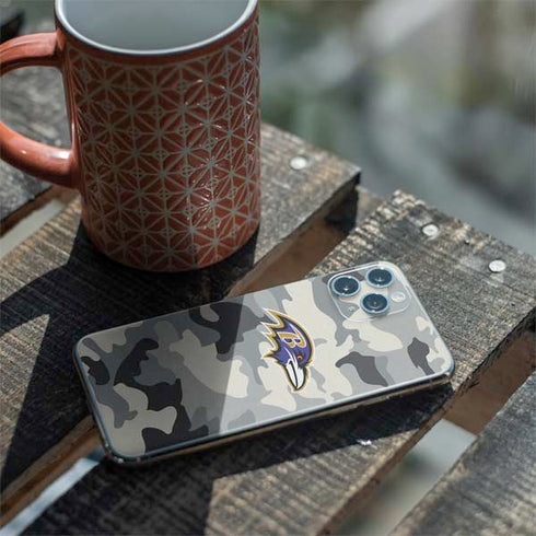 NFL Baltimore Ravens Camo iPhone 11 Pro Skin