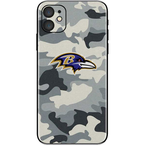 NFL Baltimore Ravens Camo iPhone 11 Skin