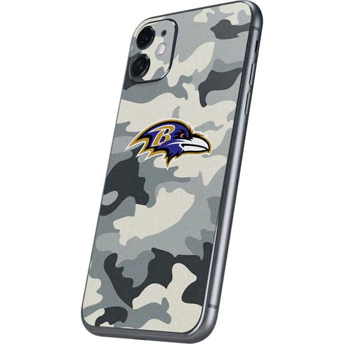 NFL Baltimore Ravens Camo iPhone 11 Skin