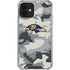 NFL Baltimore Ravens Camo iPhone 12 Mini Clear Case