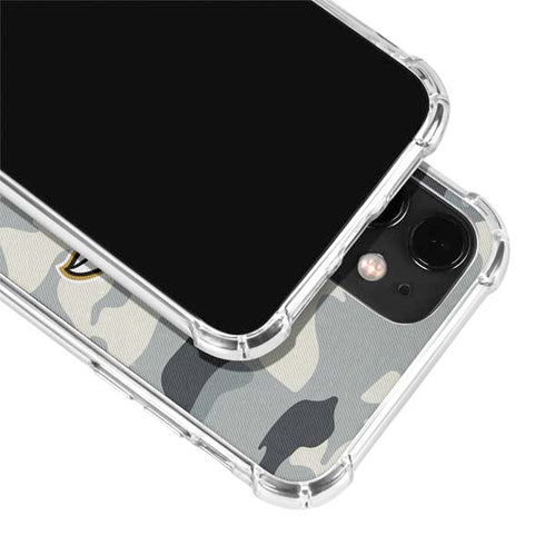 NFL Baltimore Ravens Camo iPhone 12 Mini Clear Case