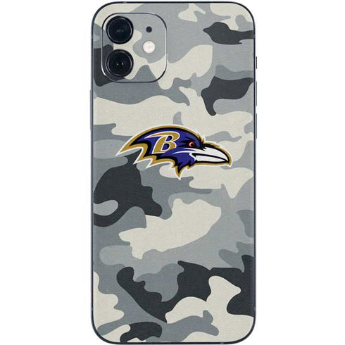 NFL Baltimore Ravens Camo iPhone 12 Mini Skin