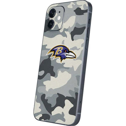 NFL Baltimore Ravens Camo iPhone 12 Mini Skin