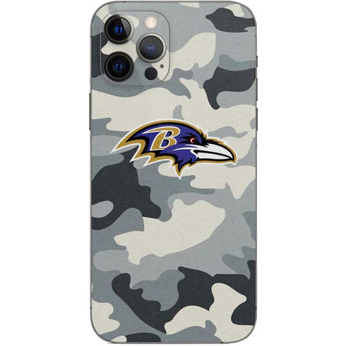NFL Baltimore Ravens Camo iPhone 12 Pro Skin