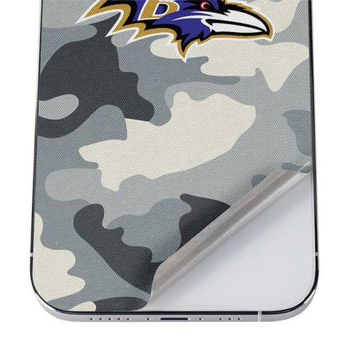 NFL Baltimore Ravens Camo iPhone 12 Pro Skin