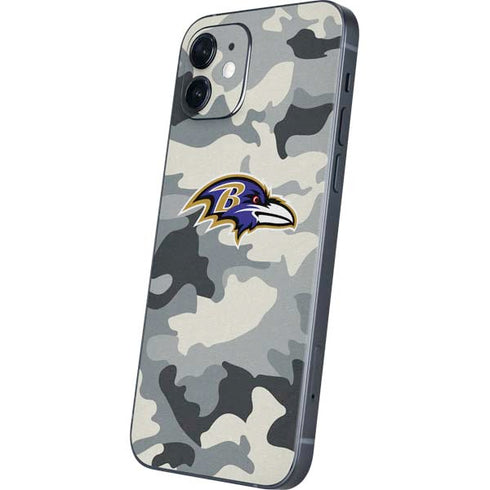 NFL Baltimore Ravens Camo iPhone 12 Skin
