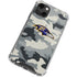 NFL Baltimore Ravens Camo iPhone 13 Mini Clear Case