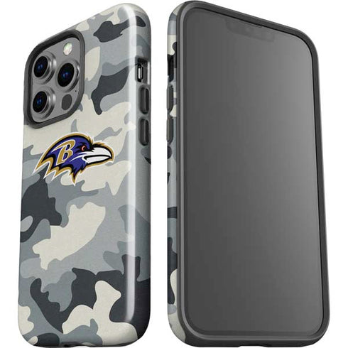 NFL Baltimore Ravens Camo iPhone 13 Pro Impact Case