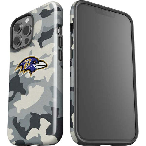 NFL Baltimore Ravens Camo iPhone 13 Pro Max Impact Case