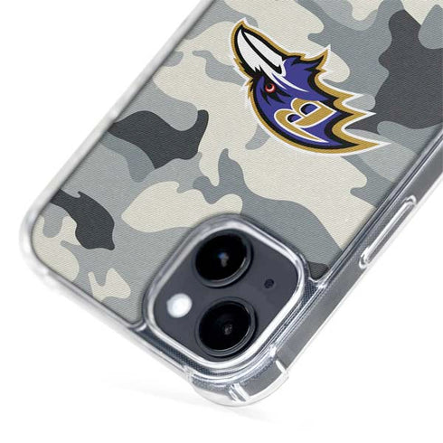 NFL Baltimore Ravens Camo iPhone 15 Plus MagSafe Case