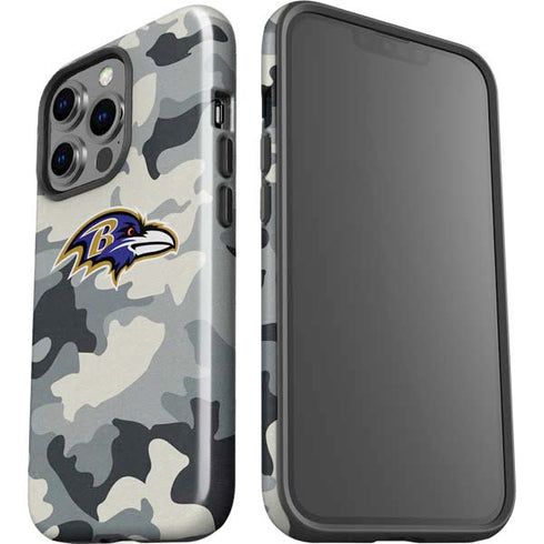 NFL Baltimore Ravens Camo iPhone 14 Pro Impact Case