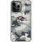 NFL Baltimore Ravens Camo iPhone 14 Pro Max Clear Case