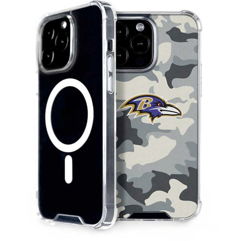 NFL Baltimore Ravens Camo iPhone 14 Pro Max MagSafe Case