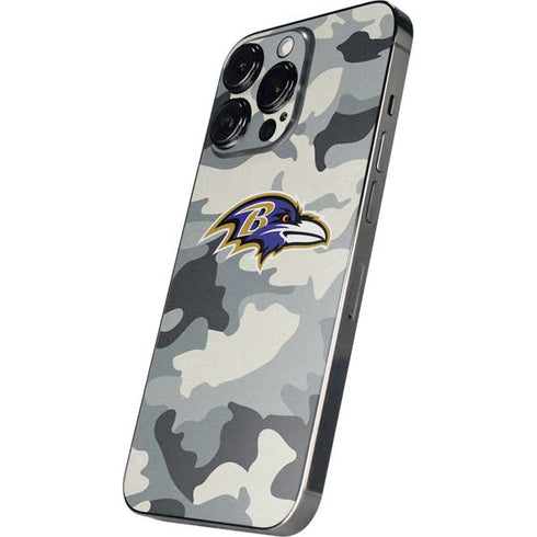 NFL Baltimore Ravens Camo iPhone 14 Pro Max Skin