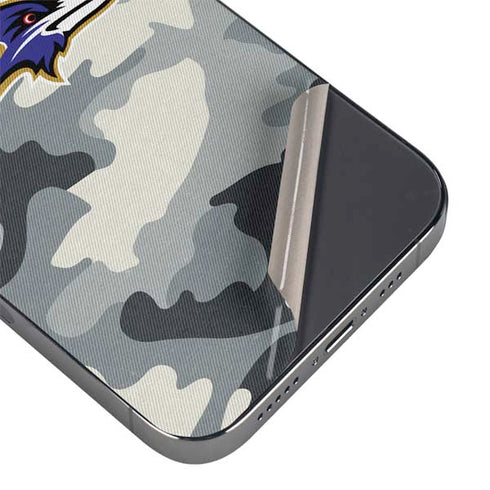 NFL Baltimore Ravens Camo iPhone 14 Pro Max Skin