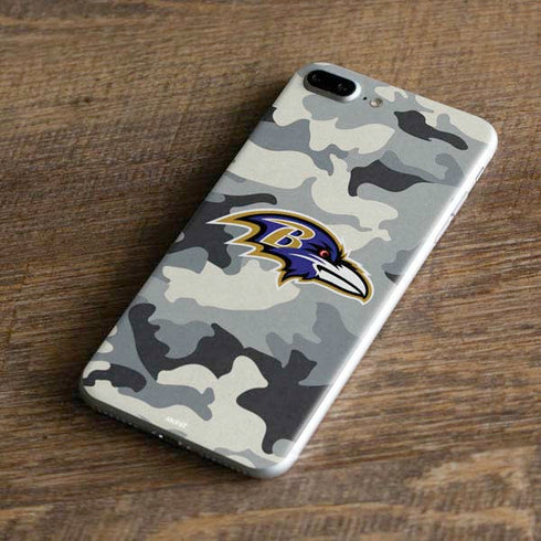 NFL Baltimore Ravens Camo iPhone 7 Plus Skin