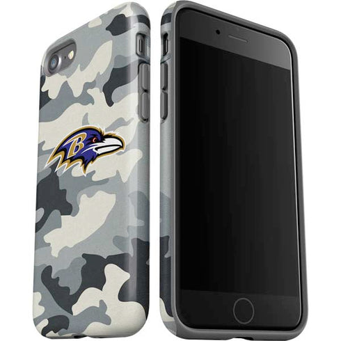NFL Baltimore Ravens Camo iPhone SE (2nd & 3rd Gen) Pro Case