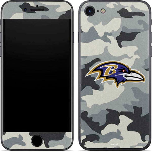NFL Baltimore Ravens Camo iPhone SE (2nd & 3rd Gen) Skin