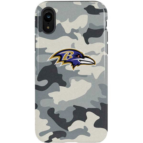 NFL Baltimore Ravens Camo iPhone XR Pro Case