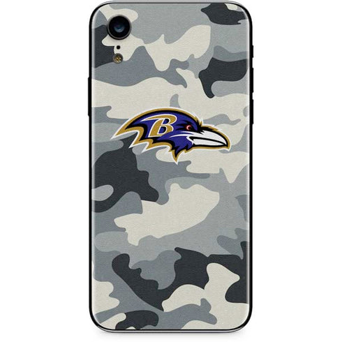 NFL Baltimore Ravens Camo iPhone XR Skin