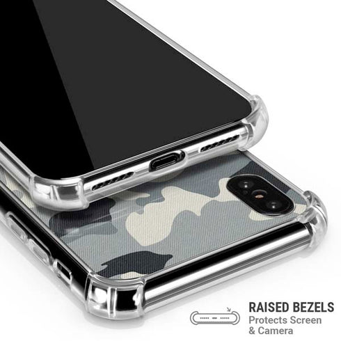 NFL Baltimore Ravens Camo iPhone XS Max Clear Case
