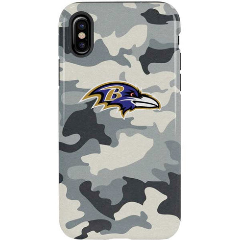 NFL Baltimore Ravens Camo iPhone XS Pro Case