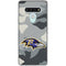 NFL Baltimore Ravens Camo LG Stylo 6 Clear Case