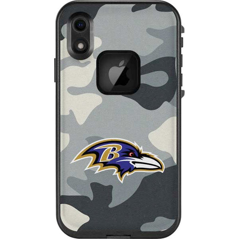 NFL Baltimore Ravens Camo LifeProof Fre iPhone Skin