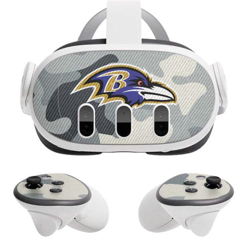 NFL Baltimore Ravens Camo Meta Quest 3 Skin