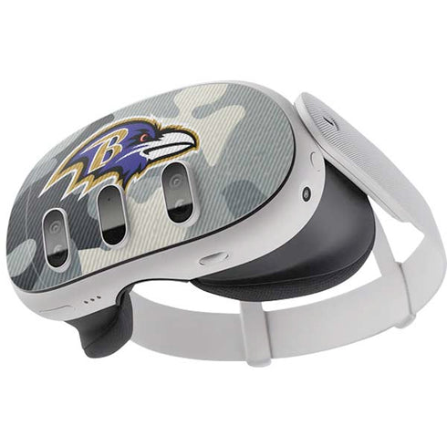 NFL Baltimore Ravens Camo Meta Quest 3 Skin