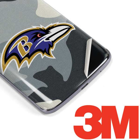 NFL Baltimore Ravens Camo Moto E5 Plus Skin