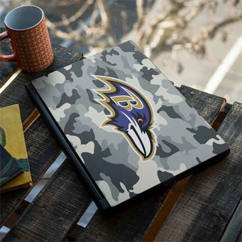 NFL Baltimore Ravens Camo MSI GS65 Stealth Laptop Skin