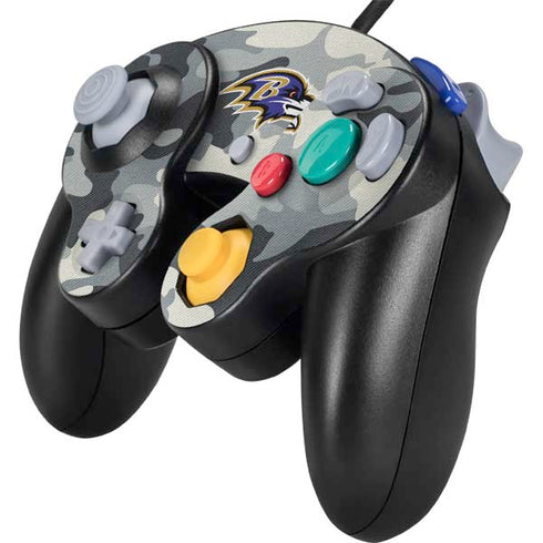 NFL Baltimore Ravens Camo Nintendo GameCube Controller Skin