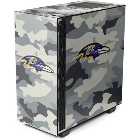 NFL Baltimore Ravens Camo NZXT H510 Compact ATX Mid-Tower Case Skin